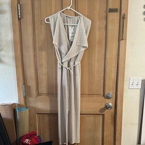 Zara Beige Midi Dress